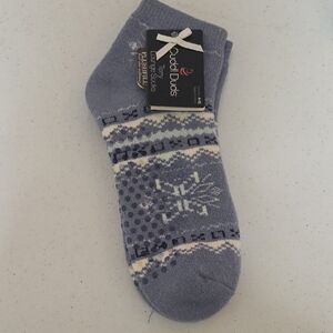 CuddlDuds Size 4-10 Terry Lounge Socks NWT
